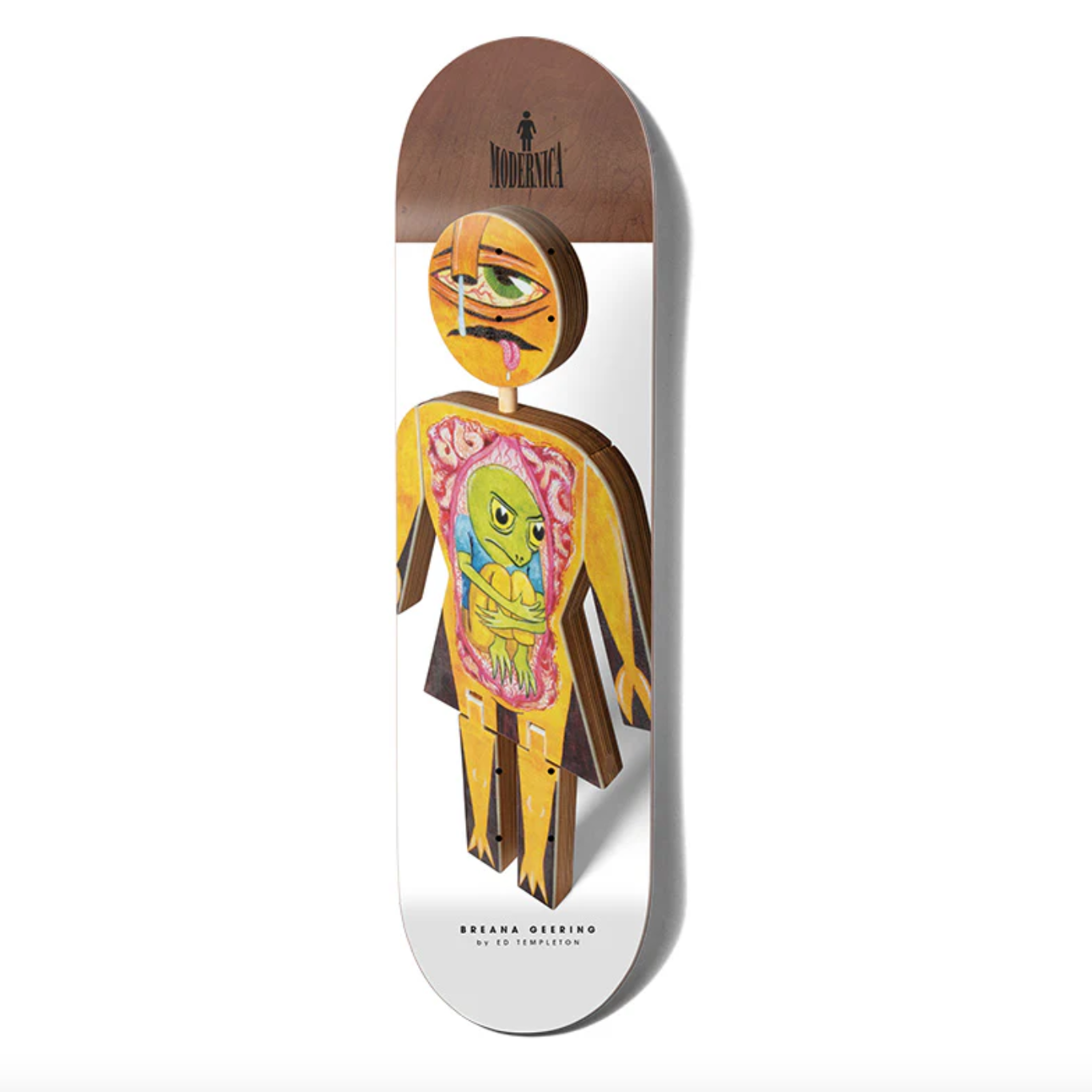 Girl Skateboard Deck Modernica x Ed Templeton Breana Geering.png