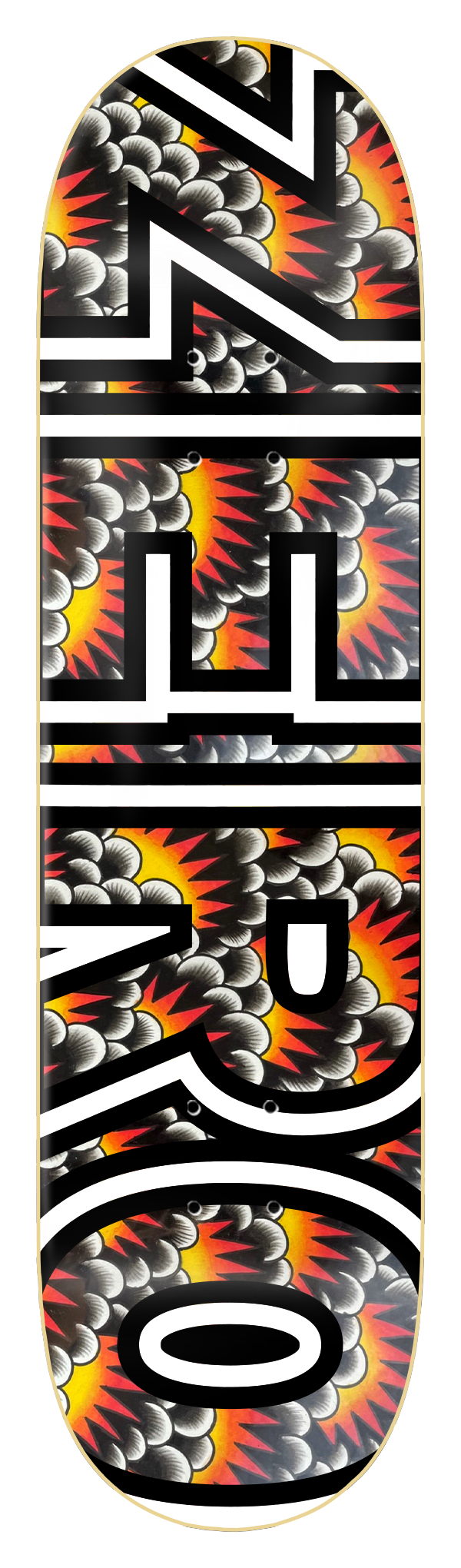 Zero x Nik Stipo Skateboard Deck Bold 8.25.png