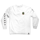 Girl Beetle Attack LS Tee White.png