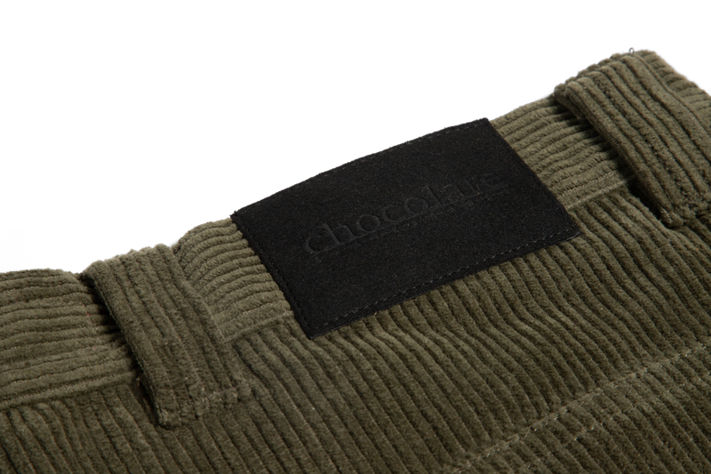 Chocolate Cord Pants Olive